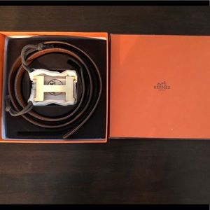 Hermes 42mm Belt Kit - Gold Clemence Buckle / 95